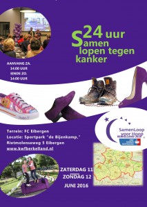 Poster SamenLoop voor Hoop _volwassenen_